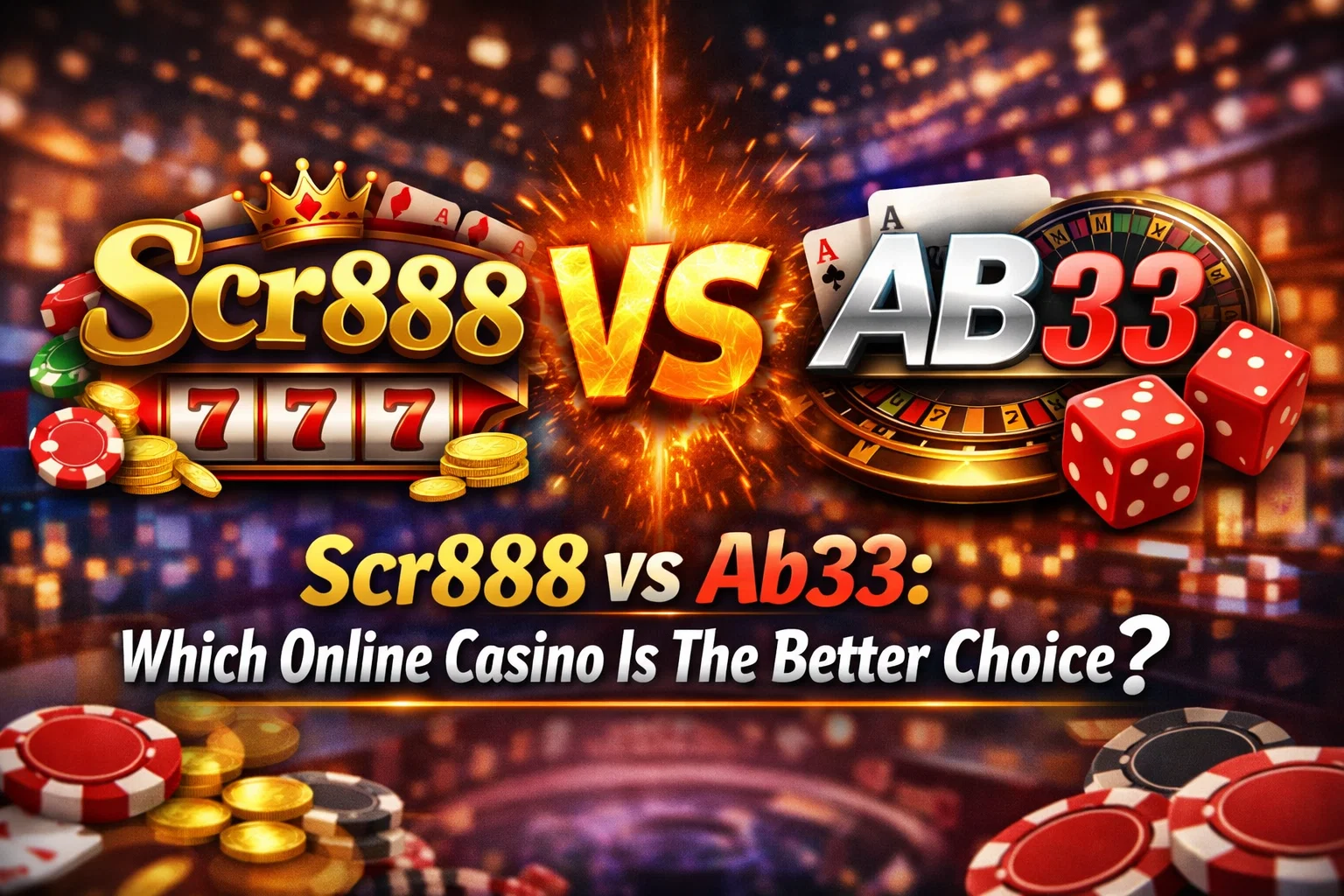 Scr888 vs Ab33: Which Online Casino Is The Better Choice?